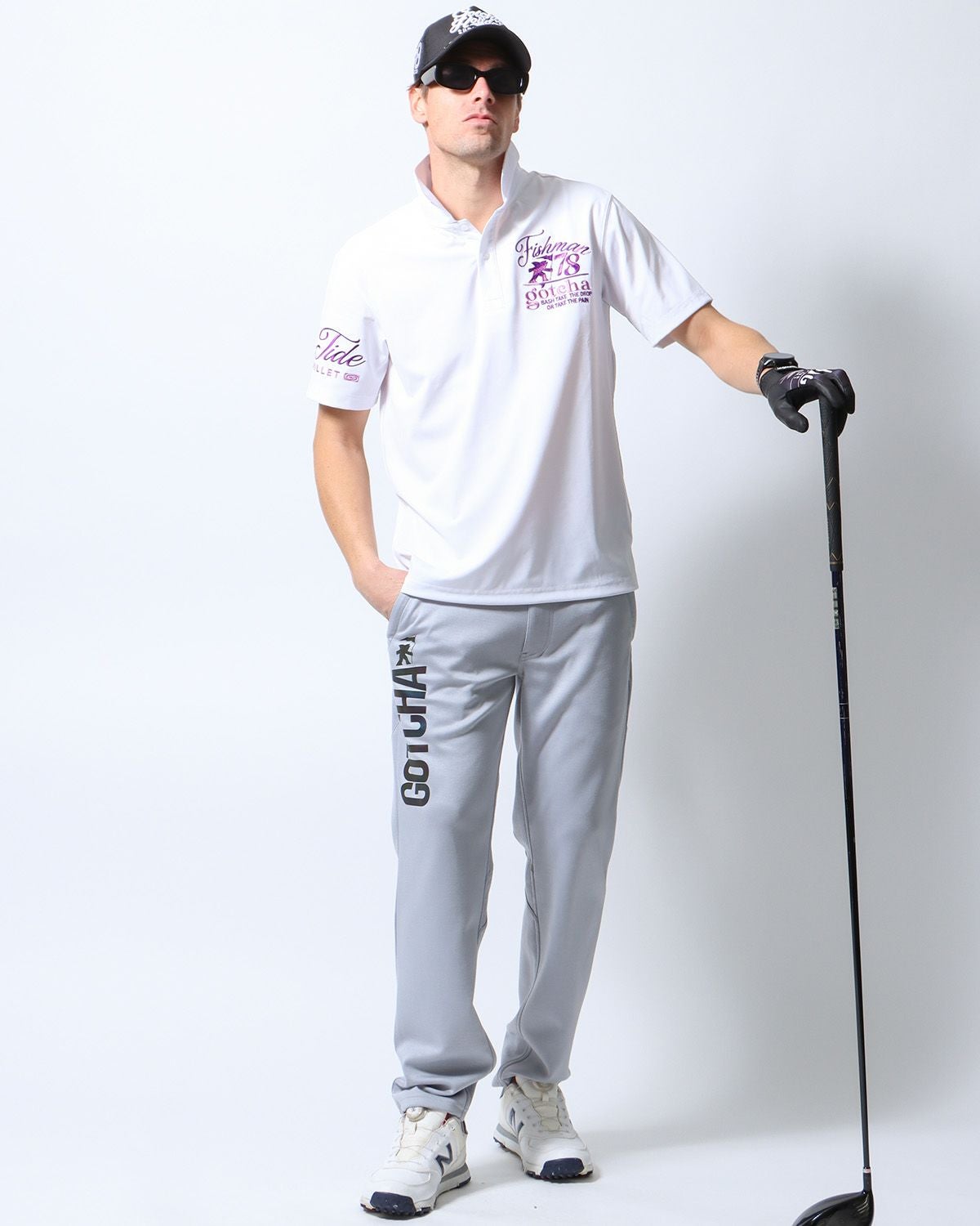 GOTCHA GOLF] デオドラント カルゼ シャイニー フィッシュマン ポロ