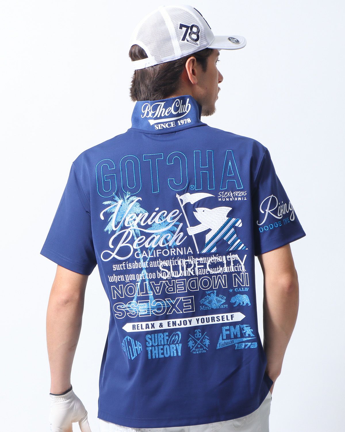 GOTCHA GOLF] デオドラント カルゼ シャイニー フィッシュマン ポロ