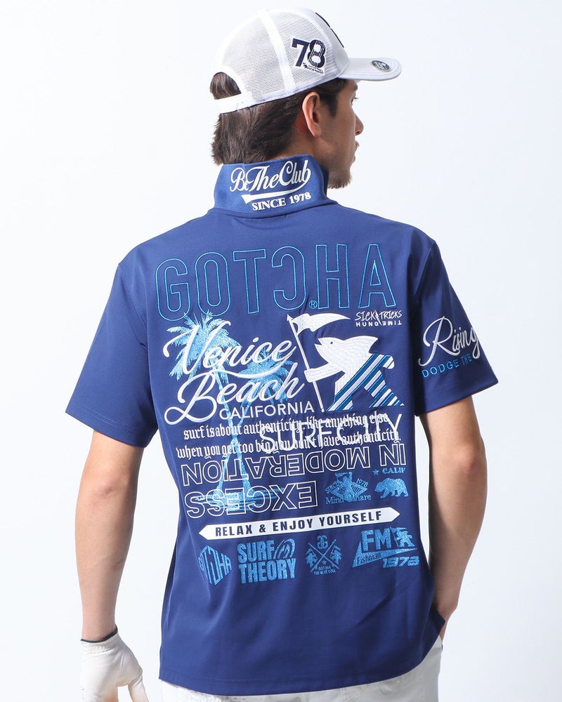 ネイビー：180cm/70kg(Lサイズ着用)