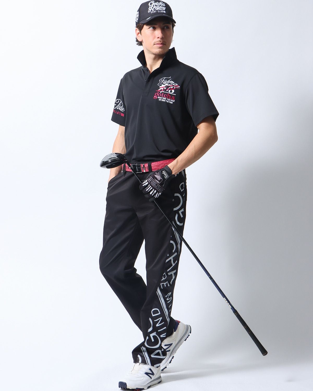 ブラック：180cm/70kg(Lサイズ着用)