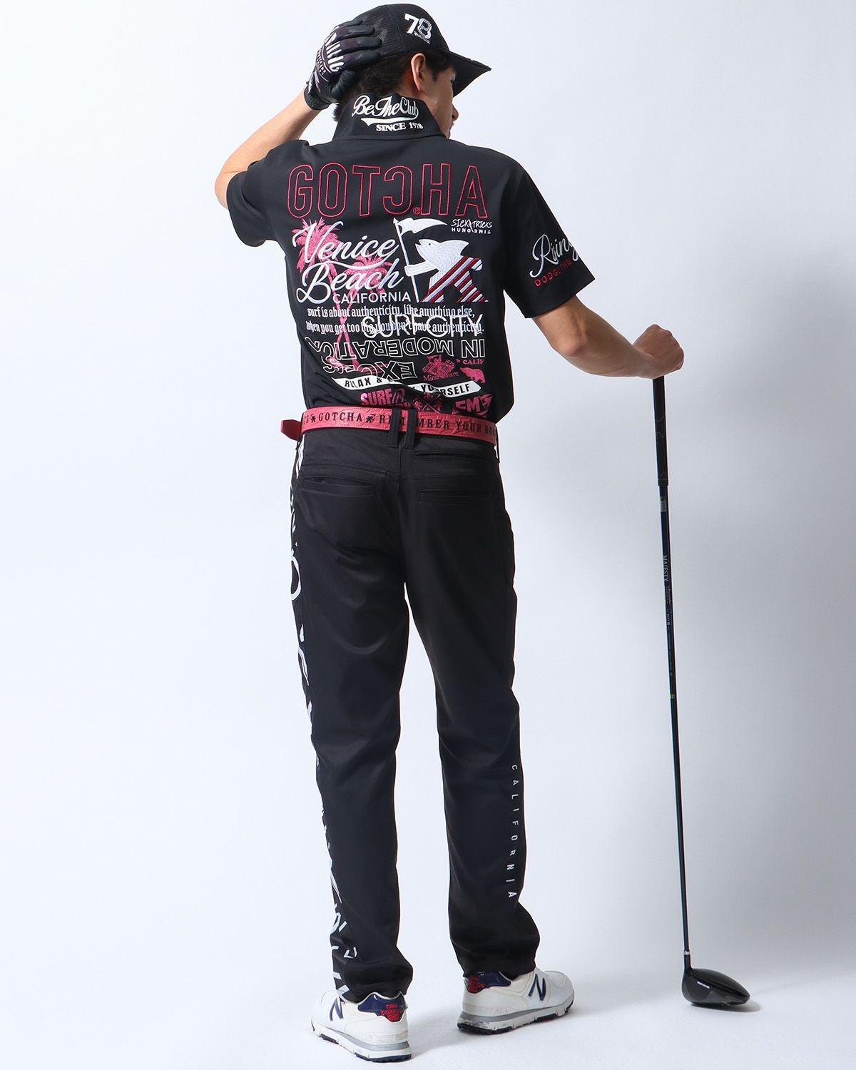 ブラック：180cm/70kg(Lサイズ着用)