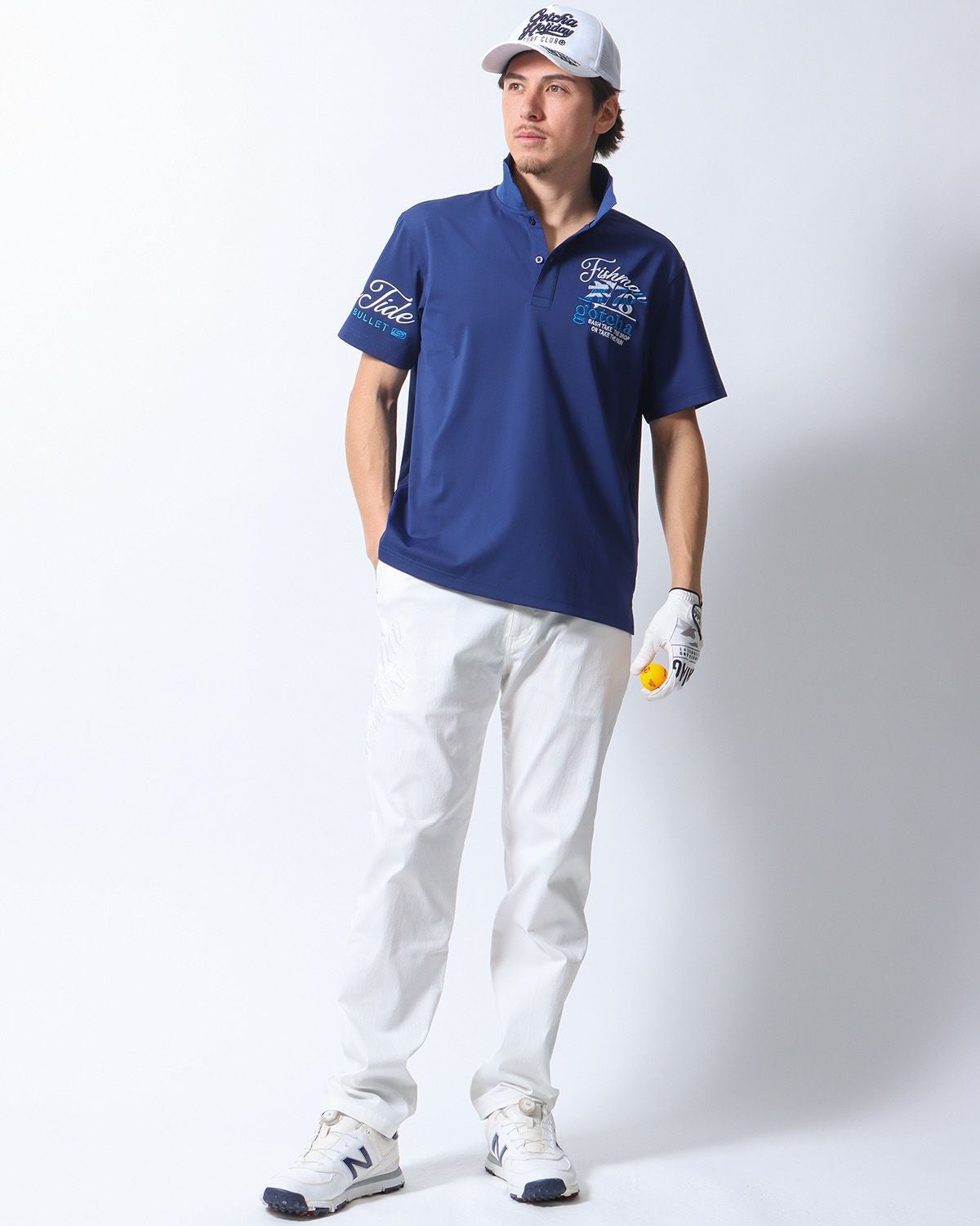 GOTCHA GOLF] デオドラント カルゼ シャイニー フィッシュマン ポロ