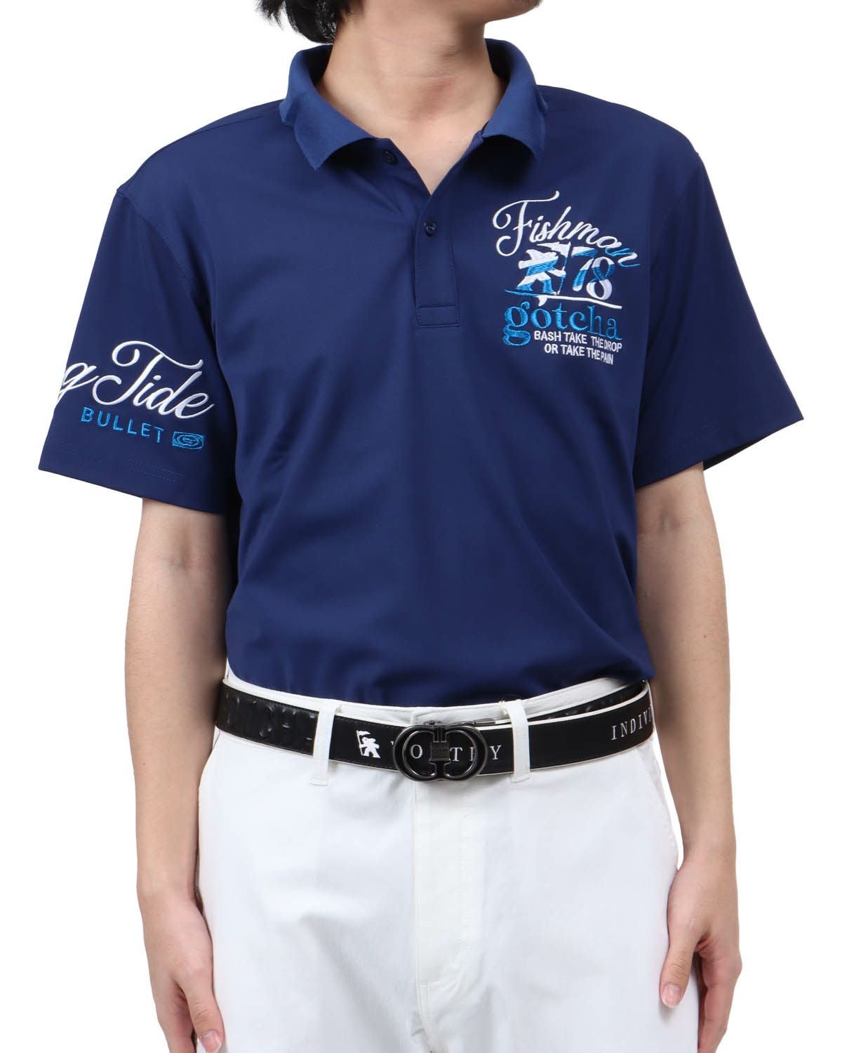 GOTCHA GOLF] デオドラント カルゼ シャイニー フィッシュマン ポロ