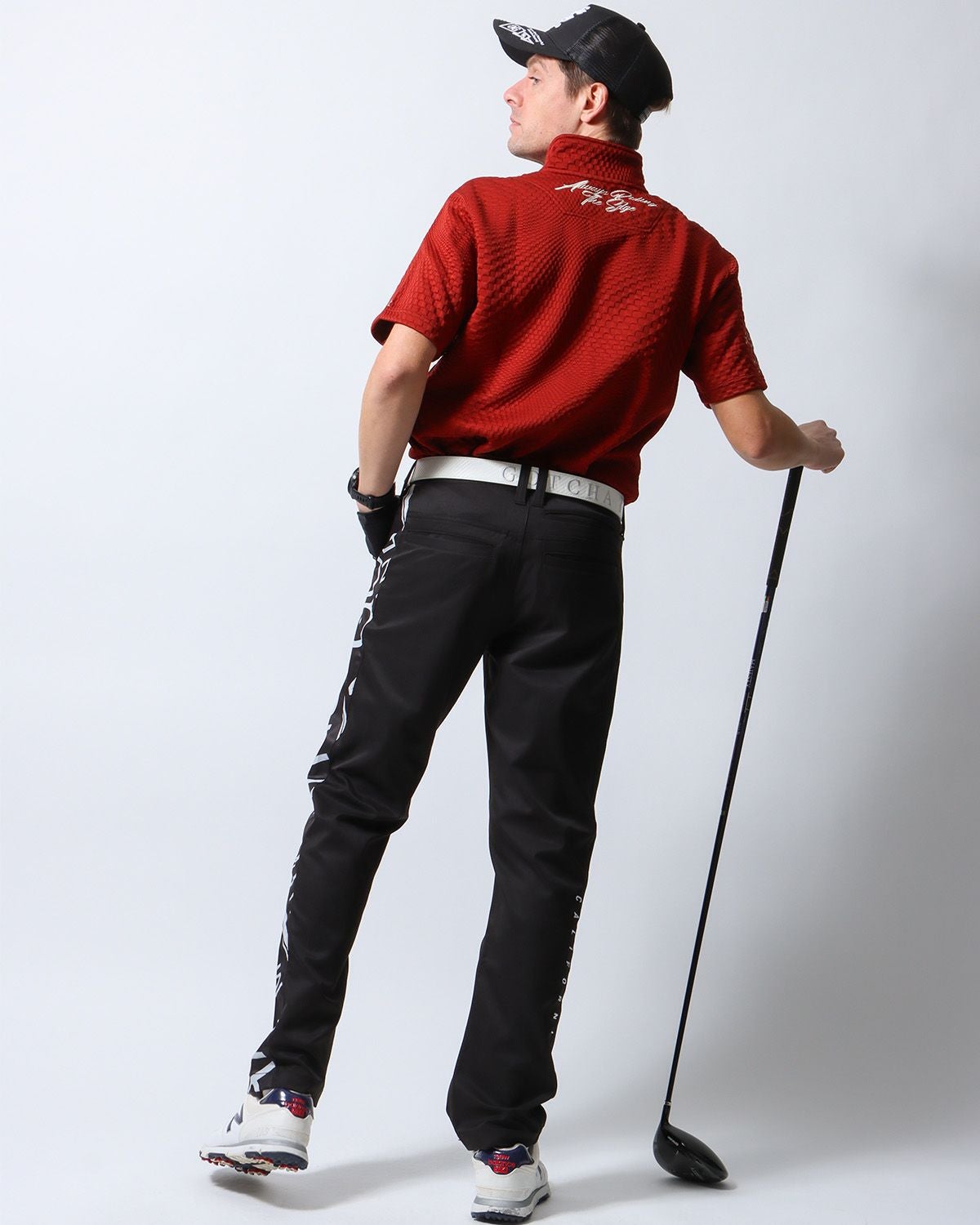 GOTCHA GOLF] ドライ デオドラント ランダムスクエア ジャカード