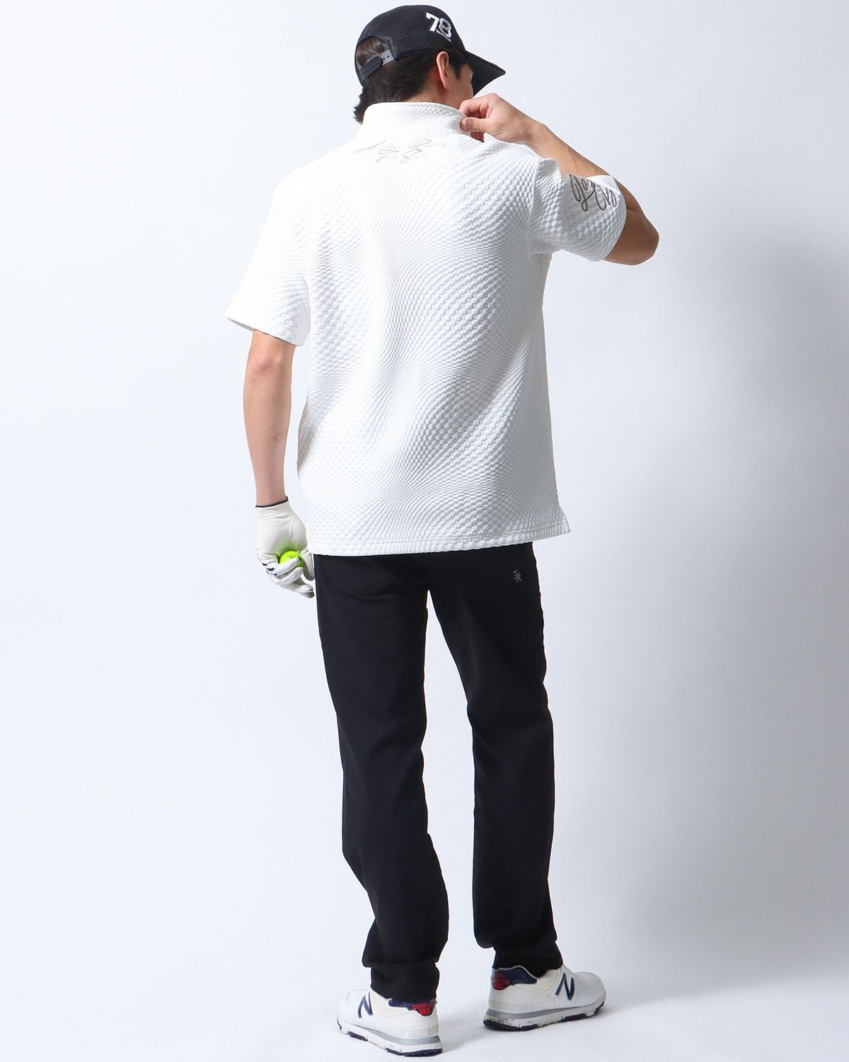 GOTCHA GOLF] ドライ デオドラント ランダムスクエア ジャカード