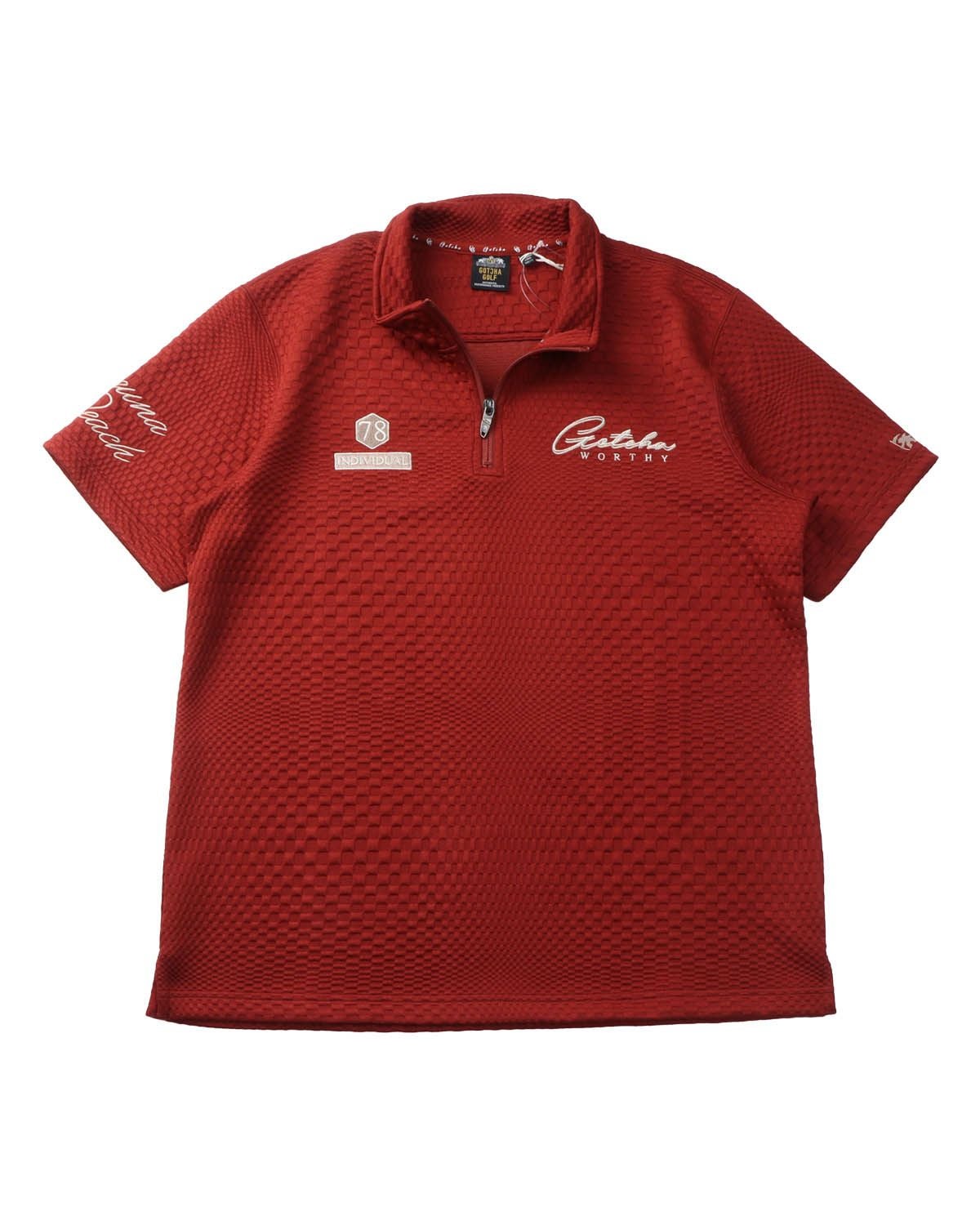 GOTCHA GOLF] ドライ デオドラント ランダムスクエア ジャカード