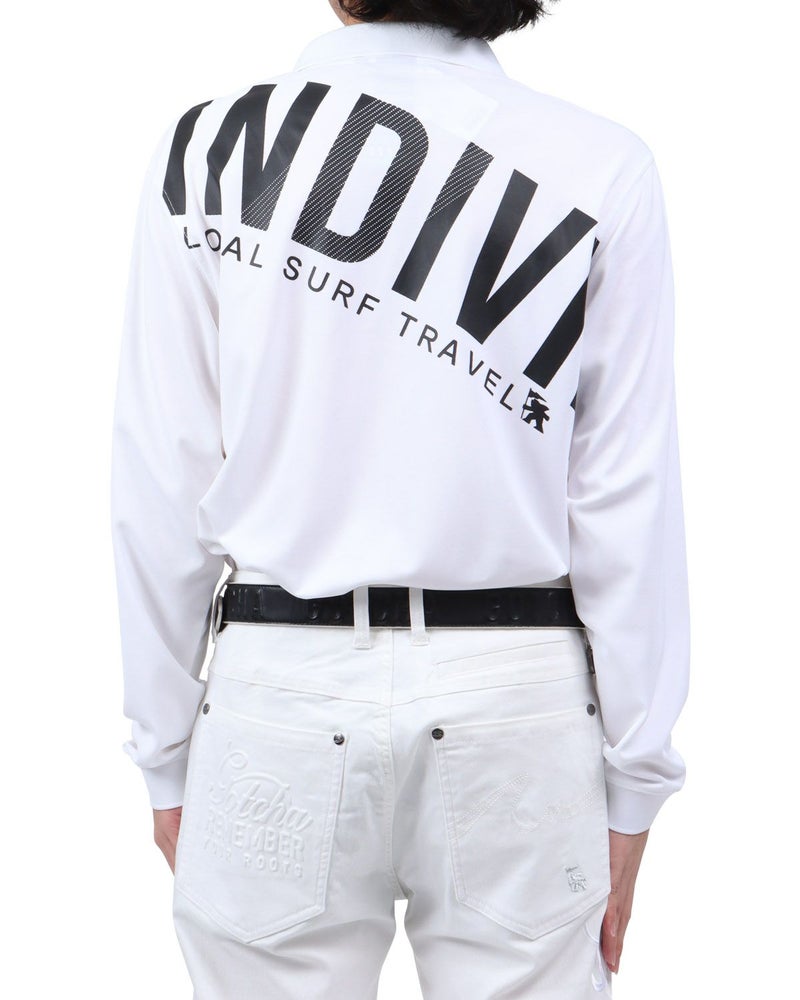 ホワイト：173cm63kg(Lサイズ着用)