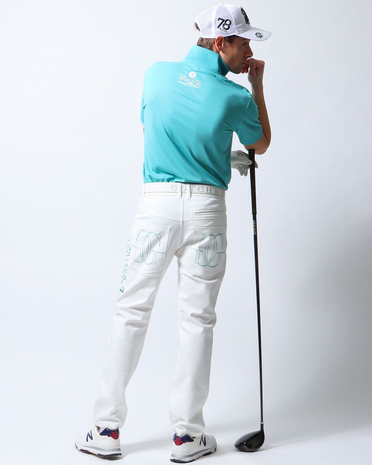 GOTCHA GOLF] ドライ UVカット ベーシック フィッシュポロ | PEET