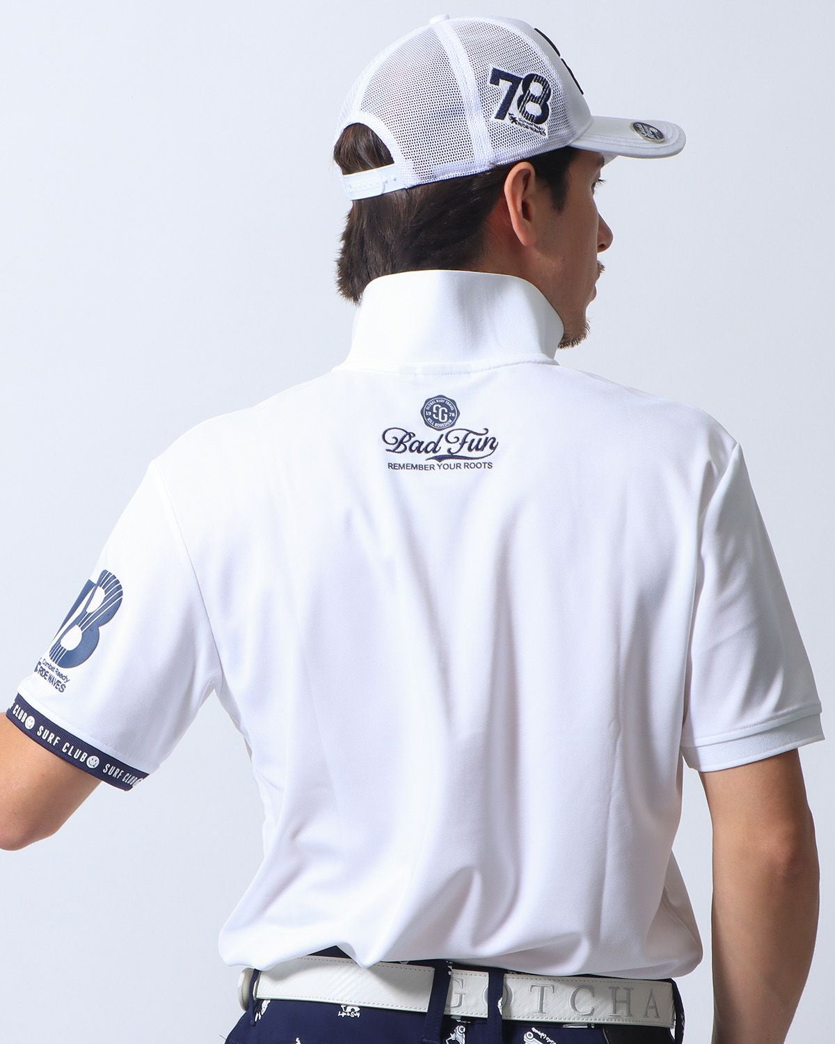 GOTCHA GOLF] ドライ UVカット ベーシック フィッシュポロ | PEET