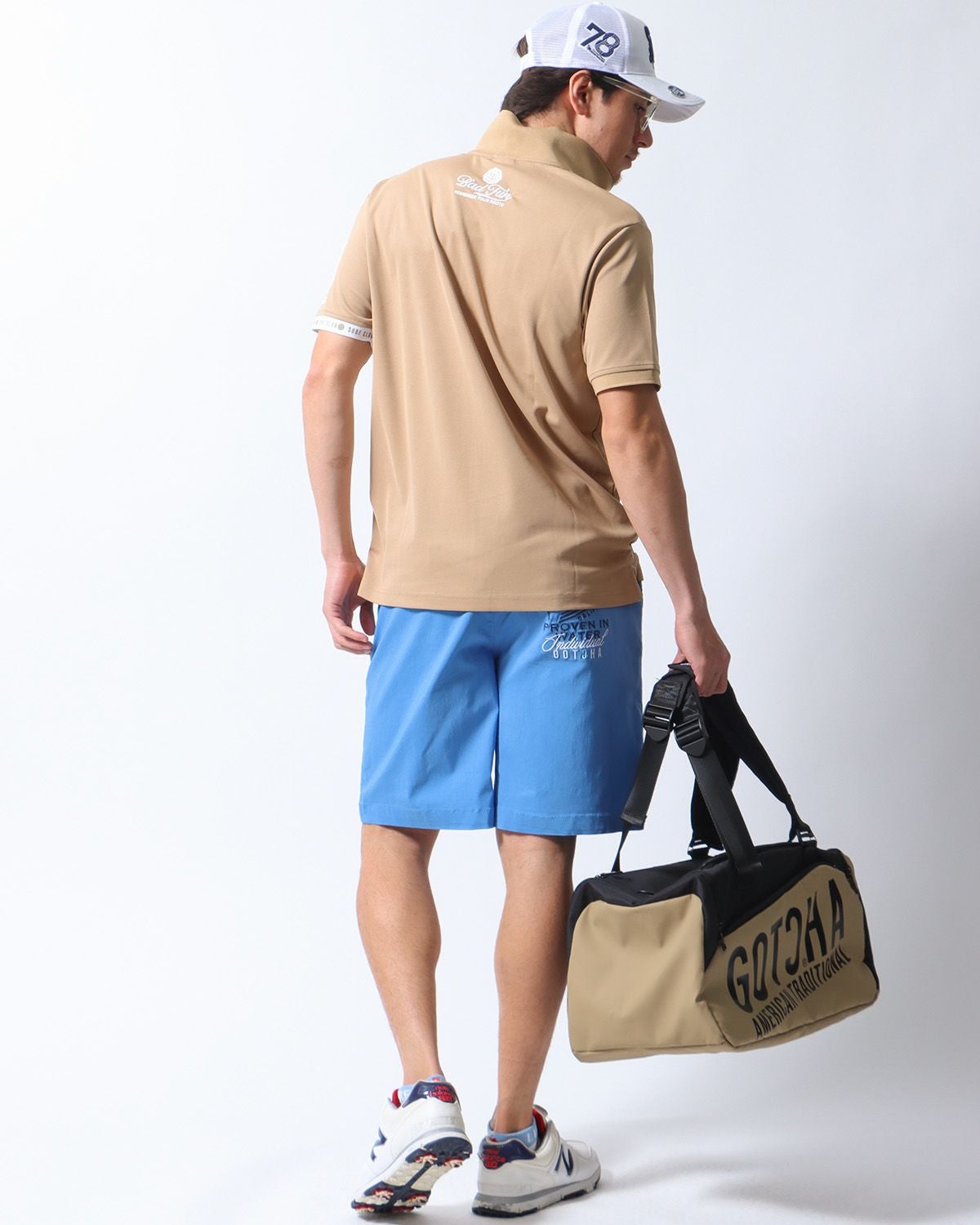 GOTCHA GOLF] ドライ UVカット ベーシック フィッシュポロ | PEET