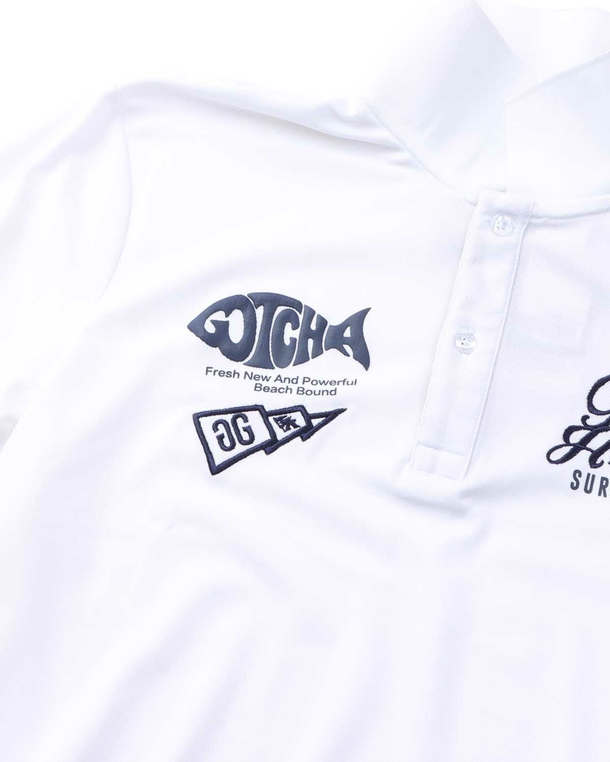 GOTCHA GOLF] ドライ UVカット ベーシック フィッシュポロ | PEET