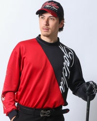 レッド：180cm/70kg(Lサイズ着用)