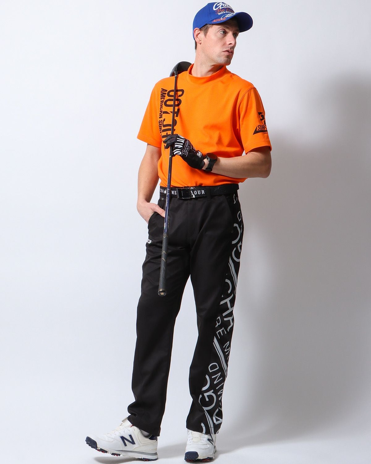 オレンジ：183cm/70kg(Lサイズ着用)