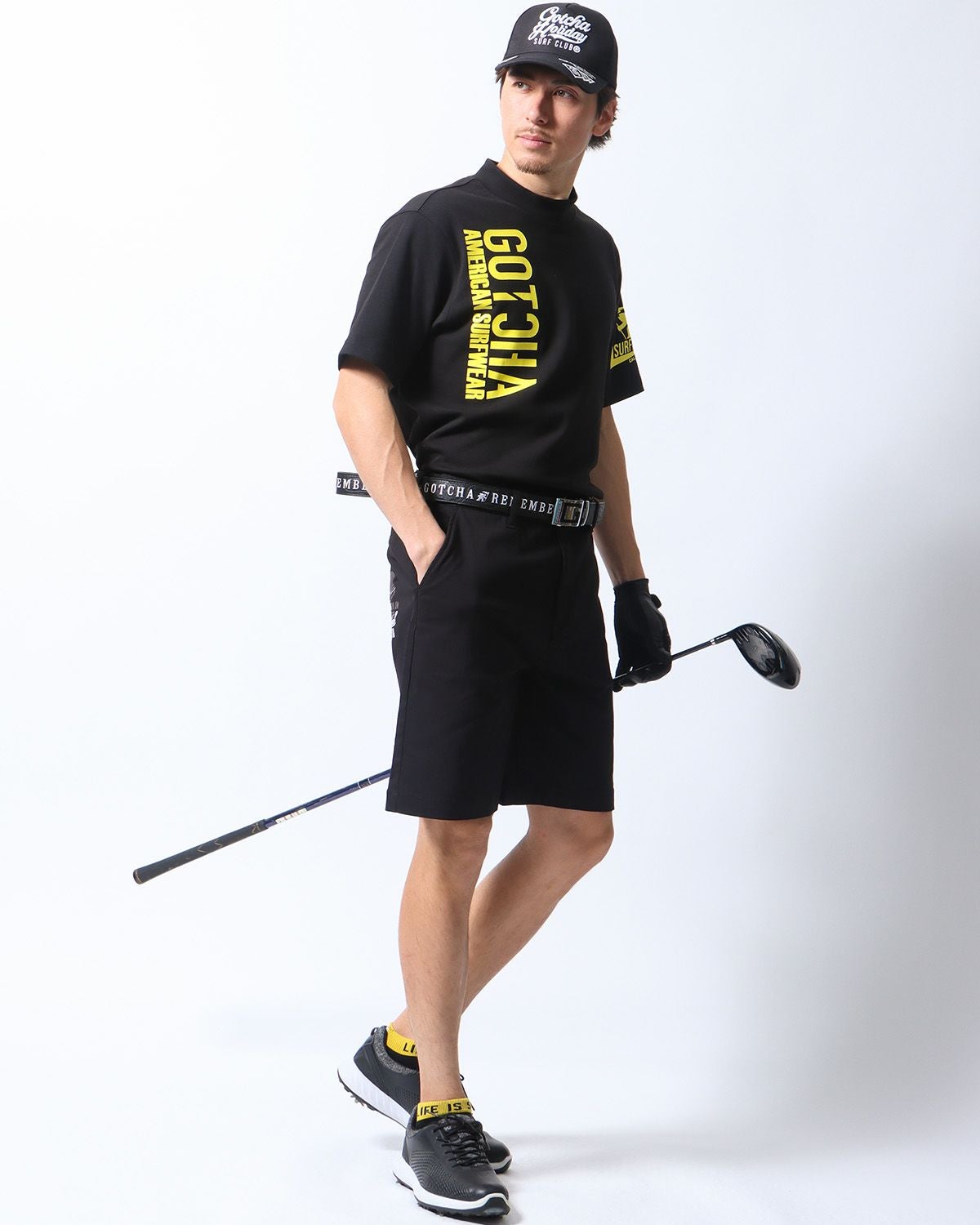 ブラック：180cm/70kg(Lサイズ着用)