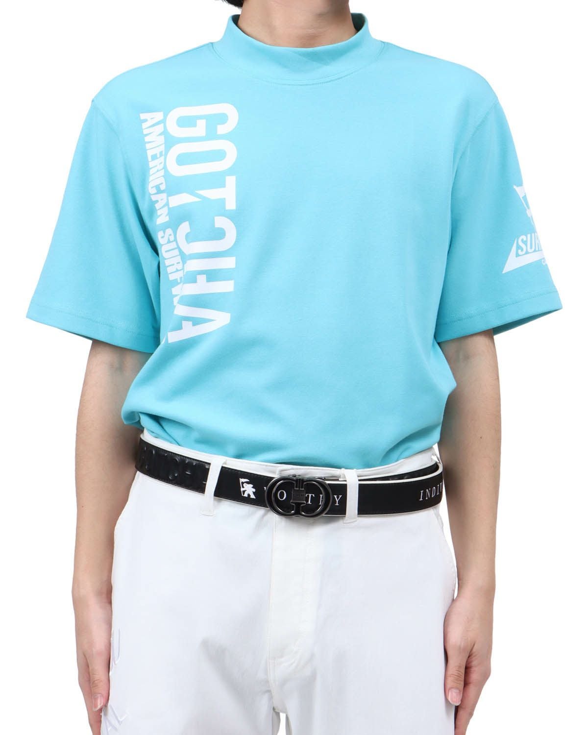 ライトブルー：173cm63kg(Lサイズ着用)