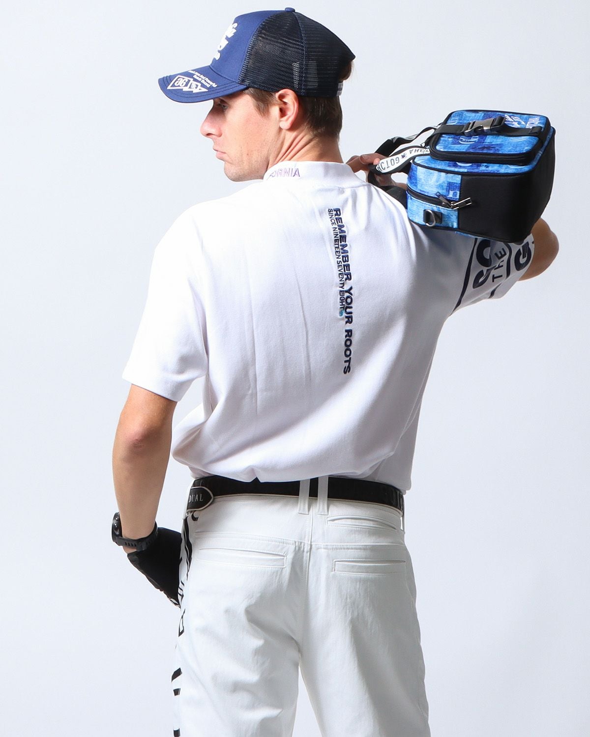 ホワイト：183cm/70kg(Lサイズ着用)