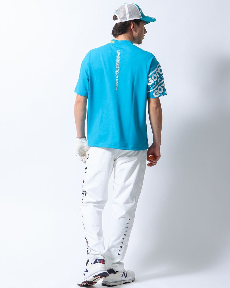 エメラルドグリーン：180cm/70kg(Lサイズ着用)