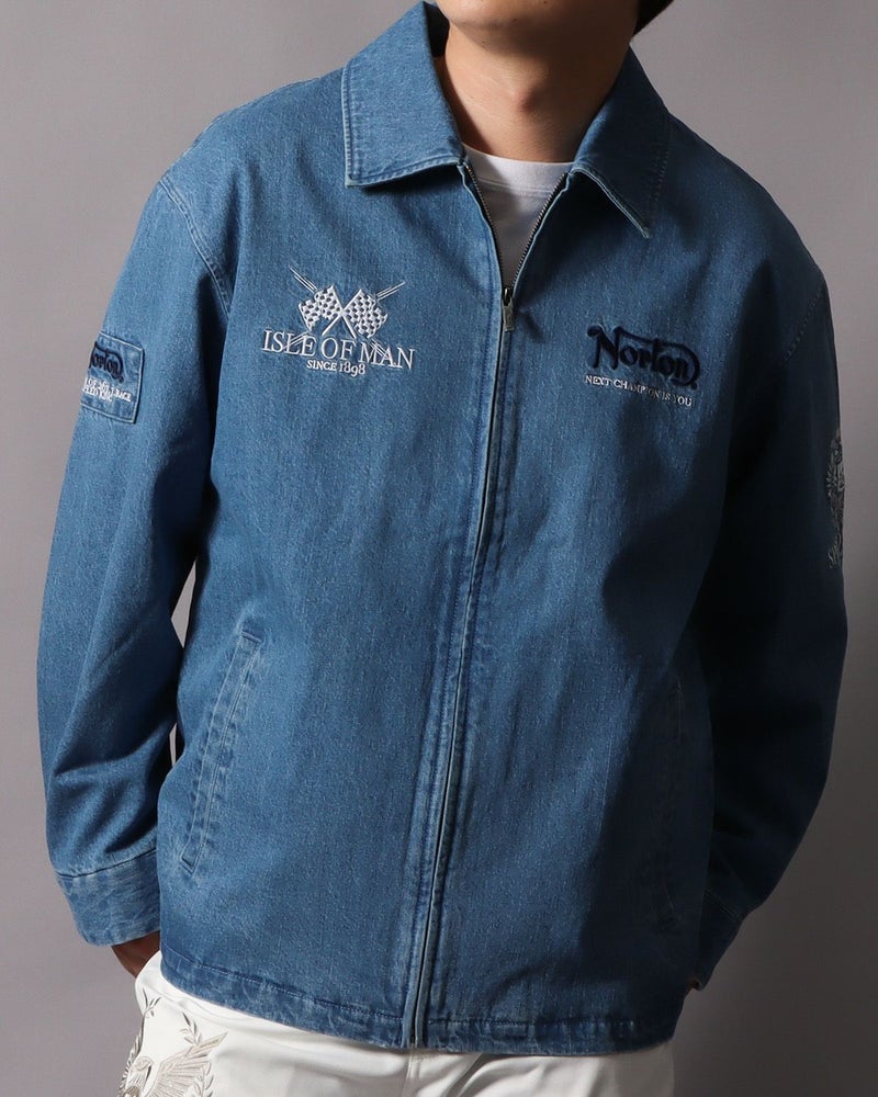 インディゴ：178cm/75kg(XLサイズ着用)