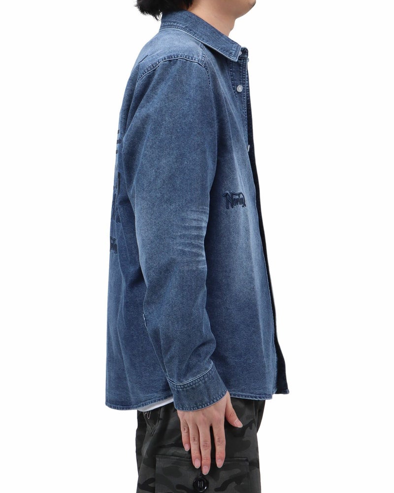 インディゴ：173cm63kg(Lサイズ着用)