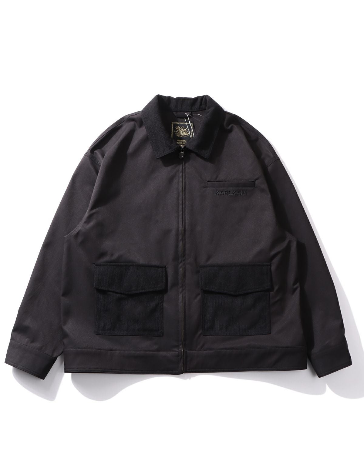 SEQUEL ブラック コーデュロイジャケット Karl Kani] コーデュロイ使い ワーク ジャケット | PEET ONLINE STORE