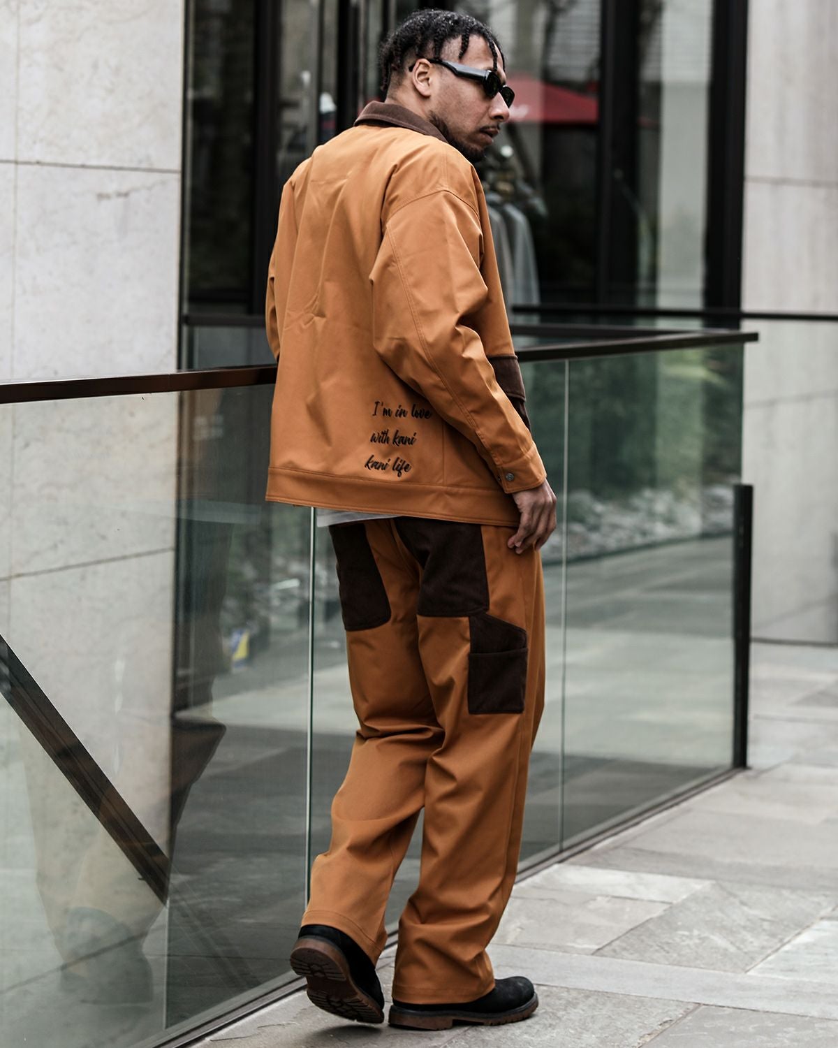 ゴルフ Karl Kani ジャケット ボルドー フード付き