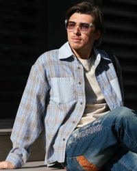 ブルー：180cm/70kg(Lサイズ着用)