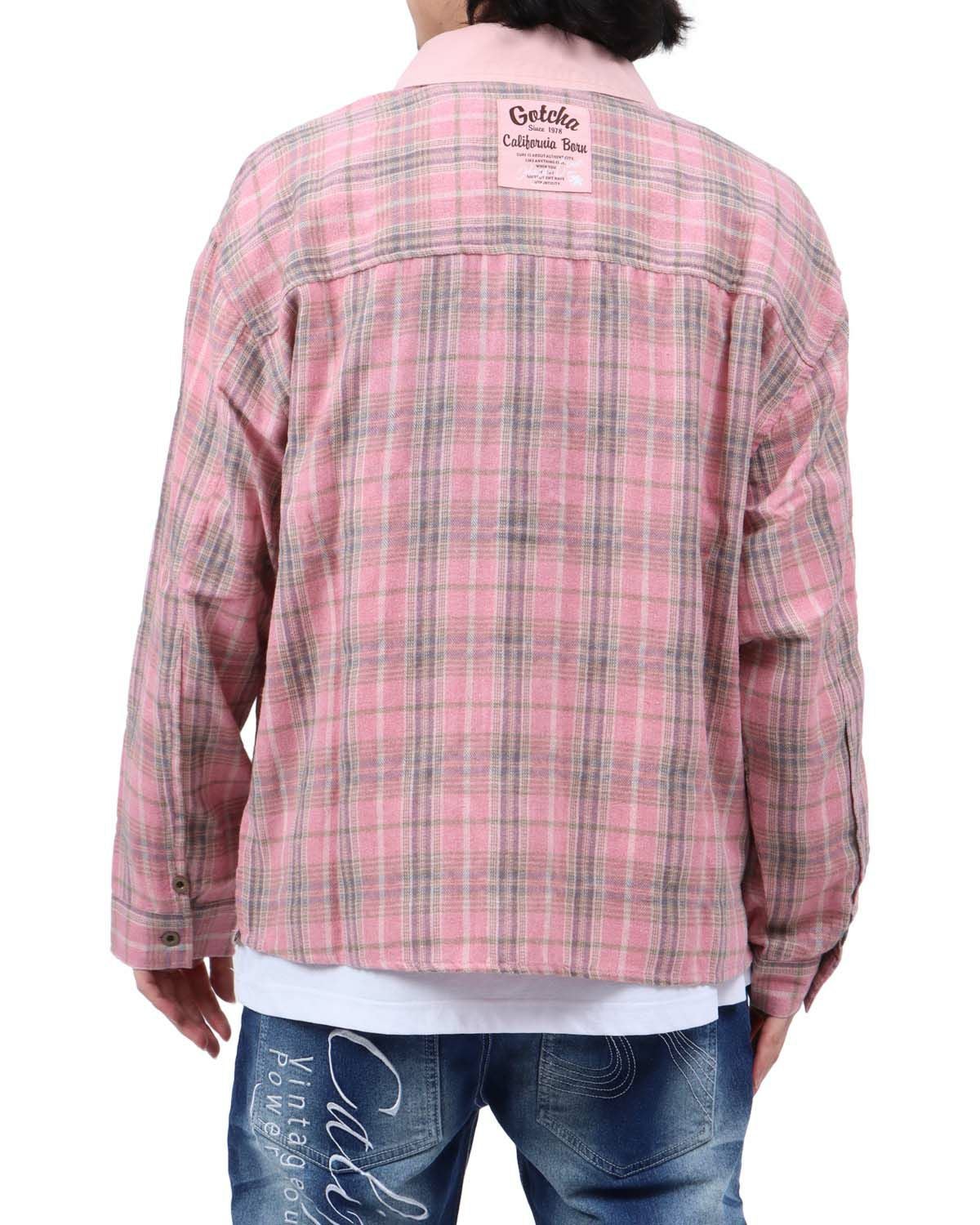 GOTCHA] オンブレチェック シャツ | PEET ONLINE STORE