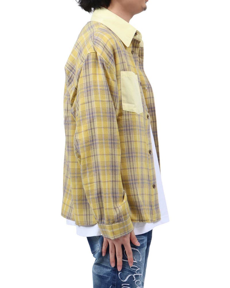 イエロー：173cm63kg(Lサイズ着用)