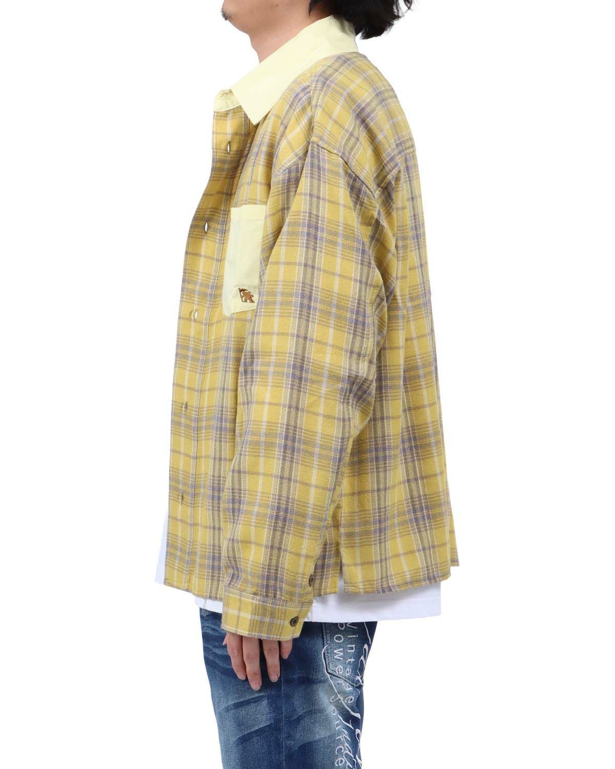 イエロー：173cm63kg(Lサイズ着用)