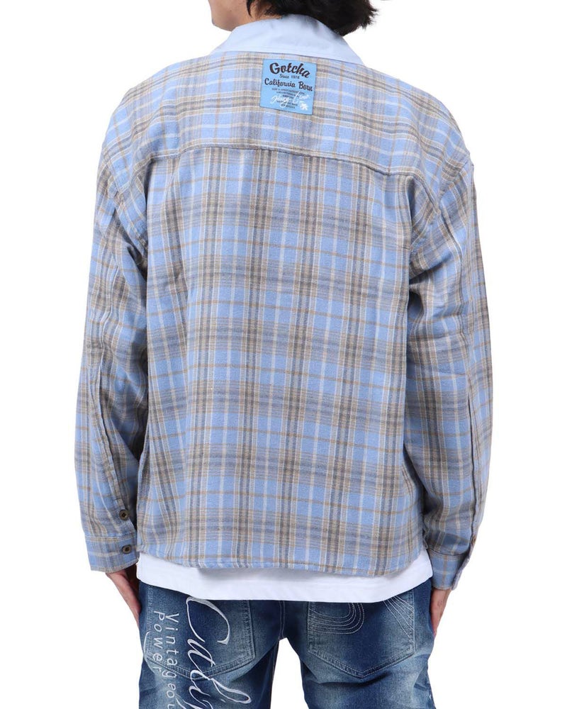 ブルー：173cm63kg(Lサイズ着用)