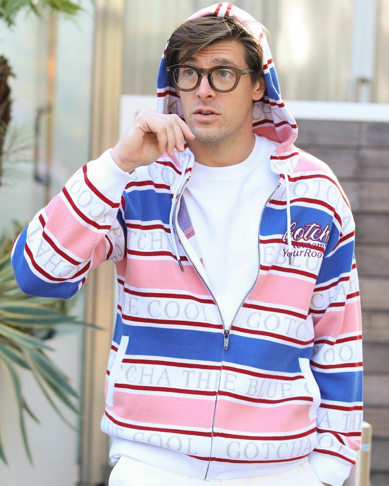 サーモンピンク：183cm/70kg(Lサイズ着用)