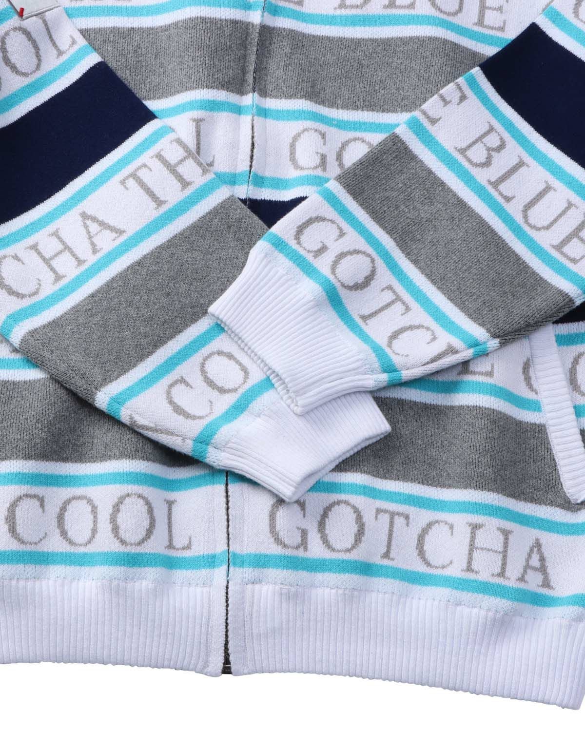 GOTCHA] ニット ボーダー フルジップ パーカー | PEET ONLINE STORE