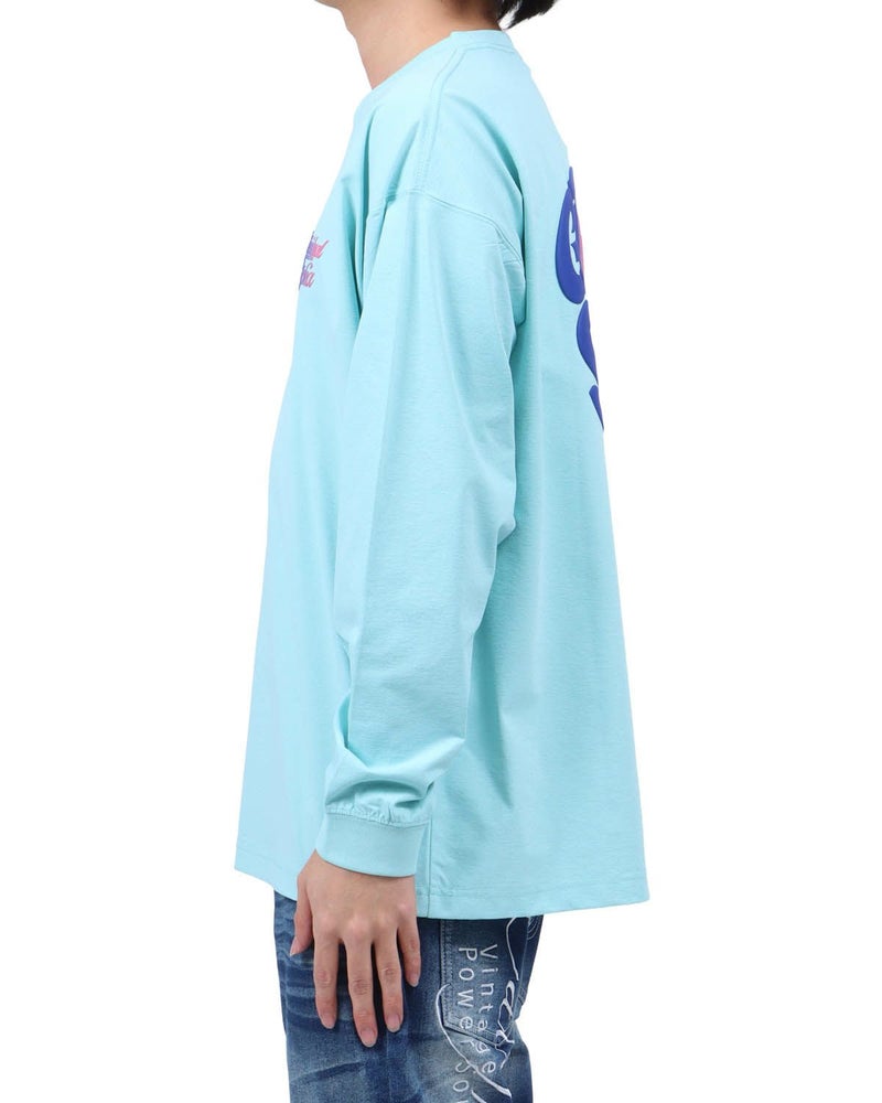 ライトブルー：173cm63kg(Lサイズ着用)