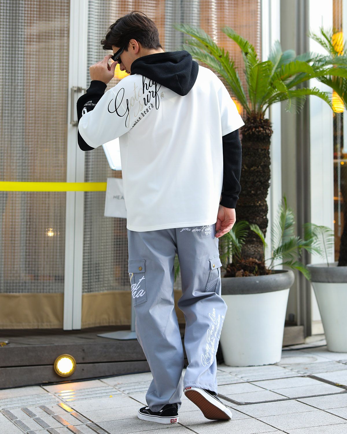 GOTCHA] ベーシック レイヤード ロンT パーカー | PEET ONLINE STORE