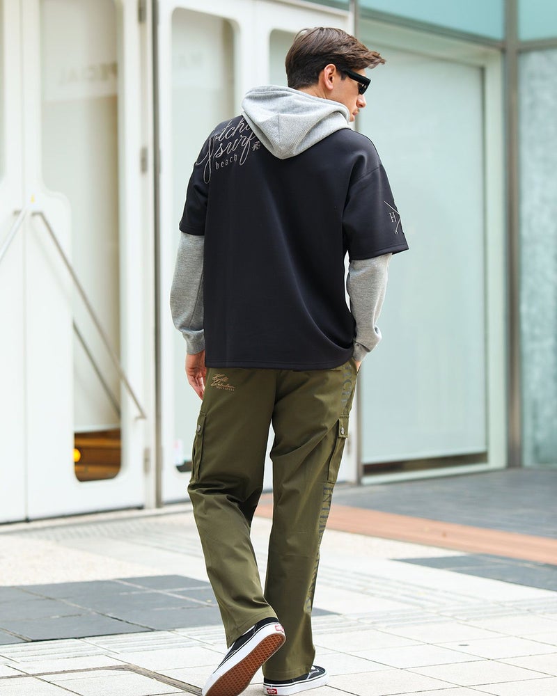 ブラック：180cm/70kg(Lサイズ着用)