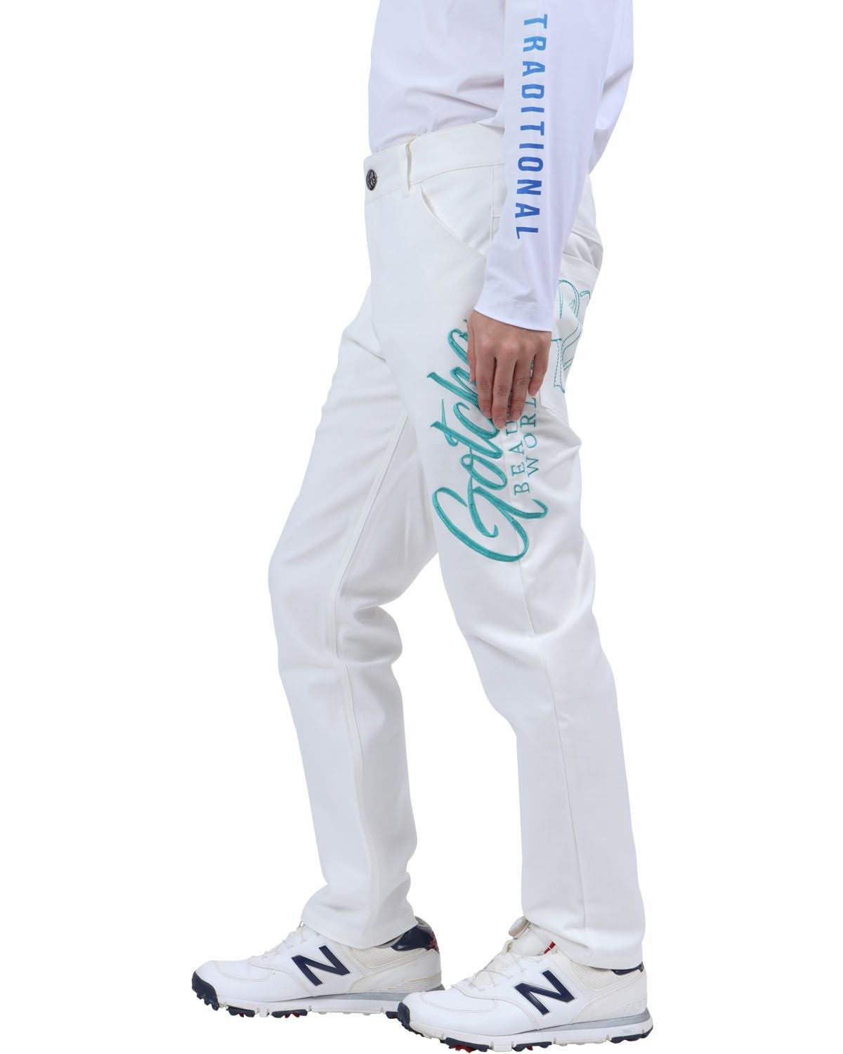 ホワイト：173cm63kg(Mサイズ着用)