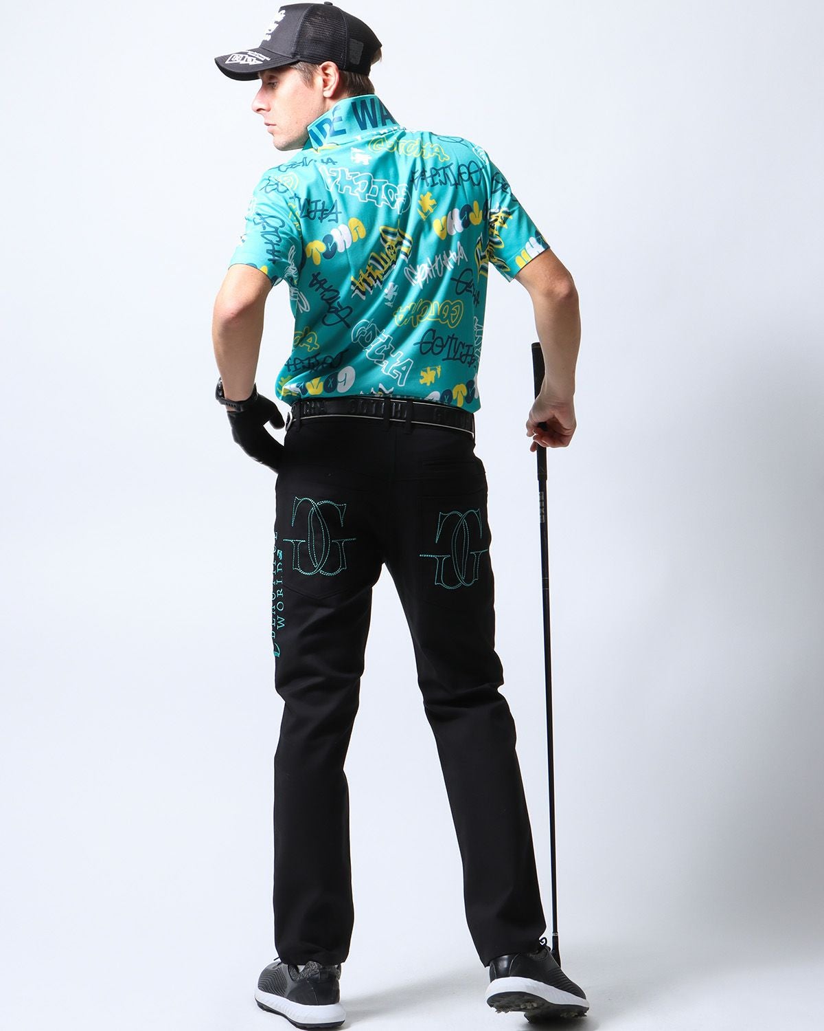 GOTCHA GOLF] ドライ UVカット グラフィティ ロゴ ポロ | PEET ONLINE