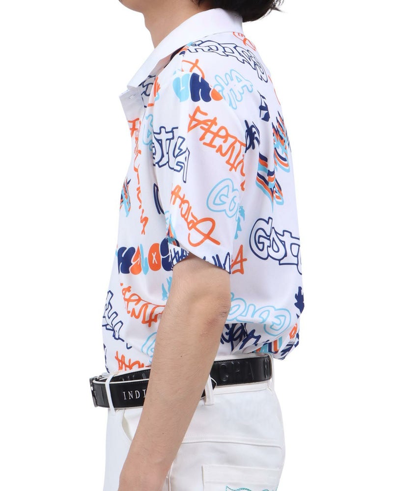 ホワイト：173cm63kg(Lサイズ着用)