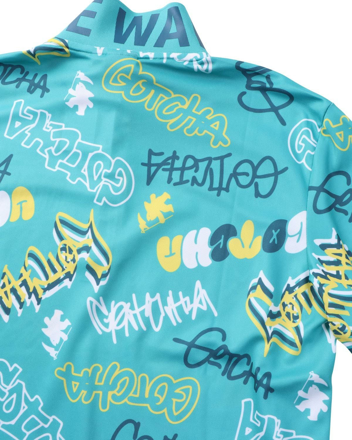 GOTCHA GOLF] ドライ UVカット グラフィティ ロゴ ポロ | PEET ONLINE