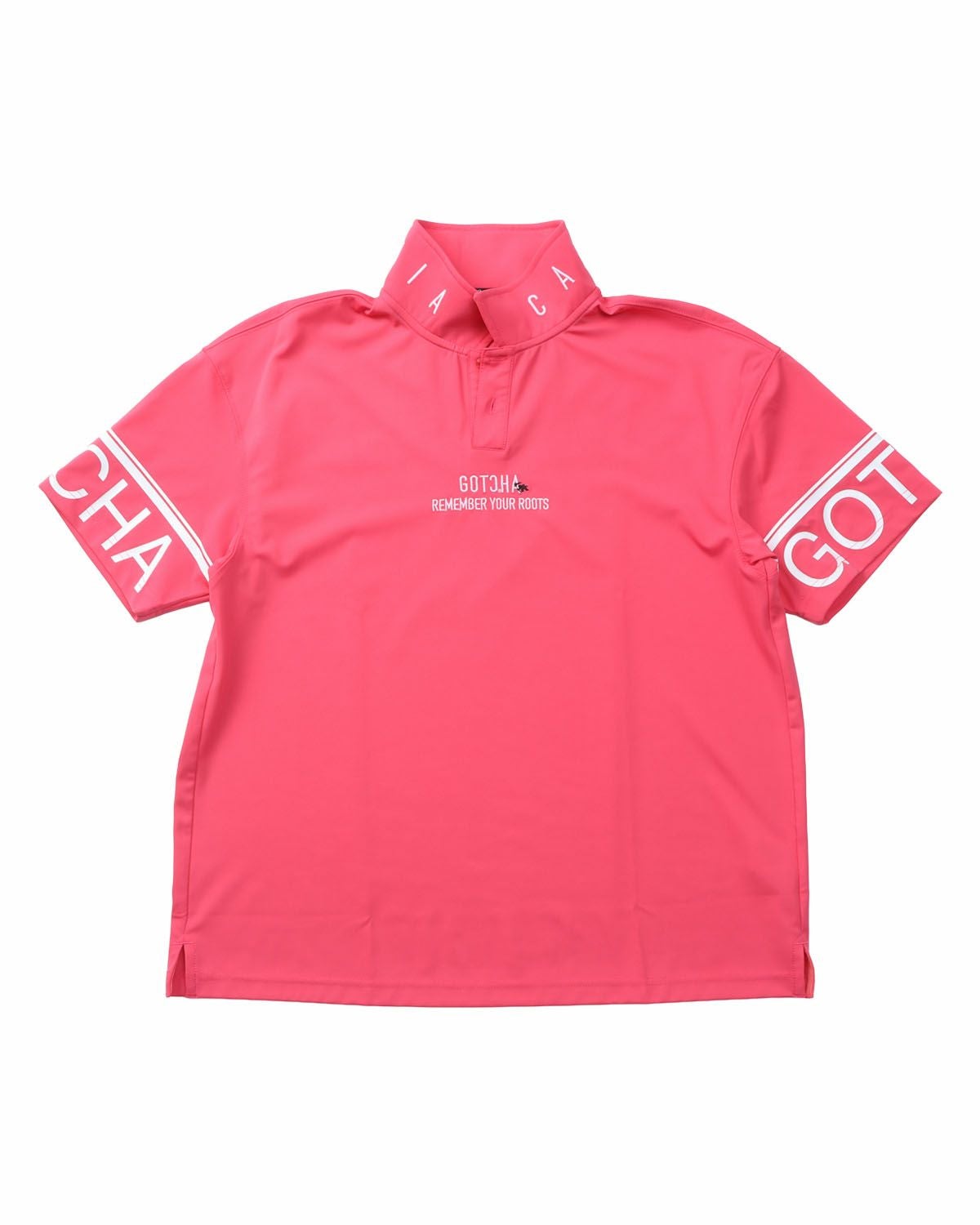 GOTCHA GOLF] デオドラント ドロップショルダー 袖ロゴ ポロ | PEET