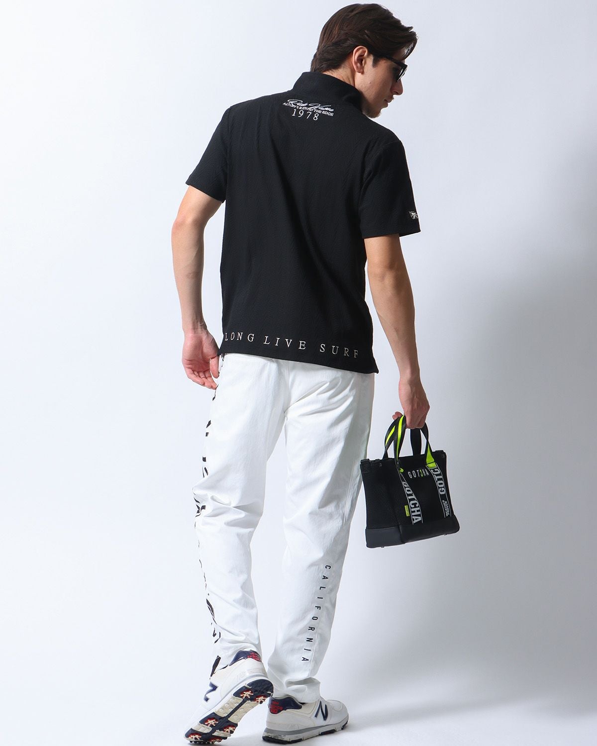 GOTCHA GOLF] 抗菌防臭 ダイヤ ブリスター ジャカード ポロ | PEET