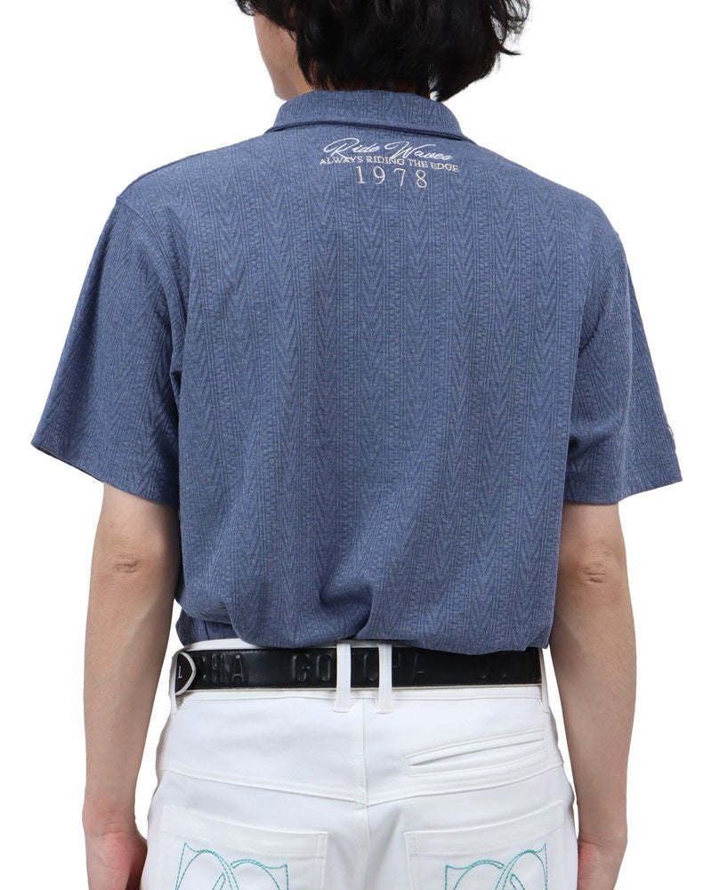 ネイビー：173cm63kg(Lサイズ着用)