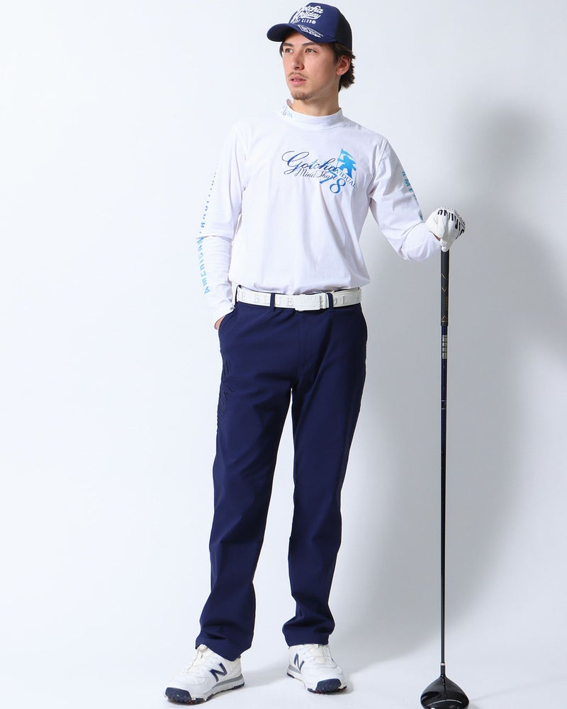 ホワイト：180cm/70kg(Lサイズ着用)