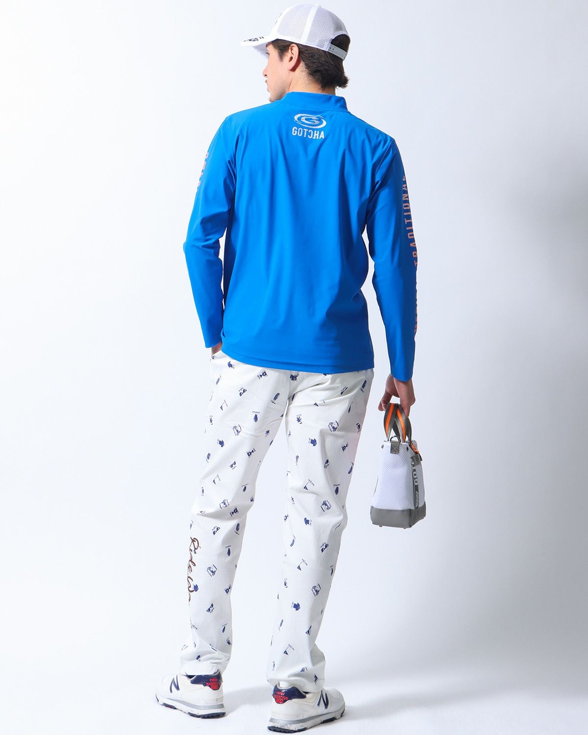 ロイヤルブルー：180cm/70kg(Lサイズ着用)