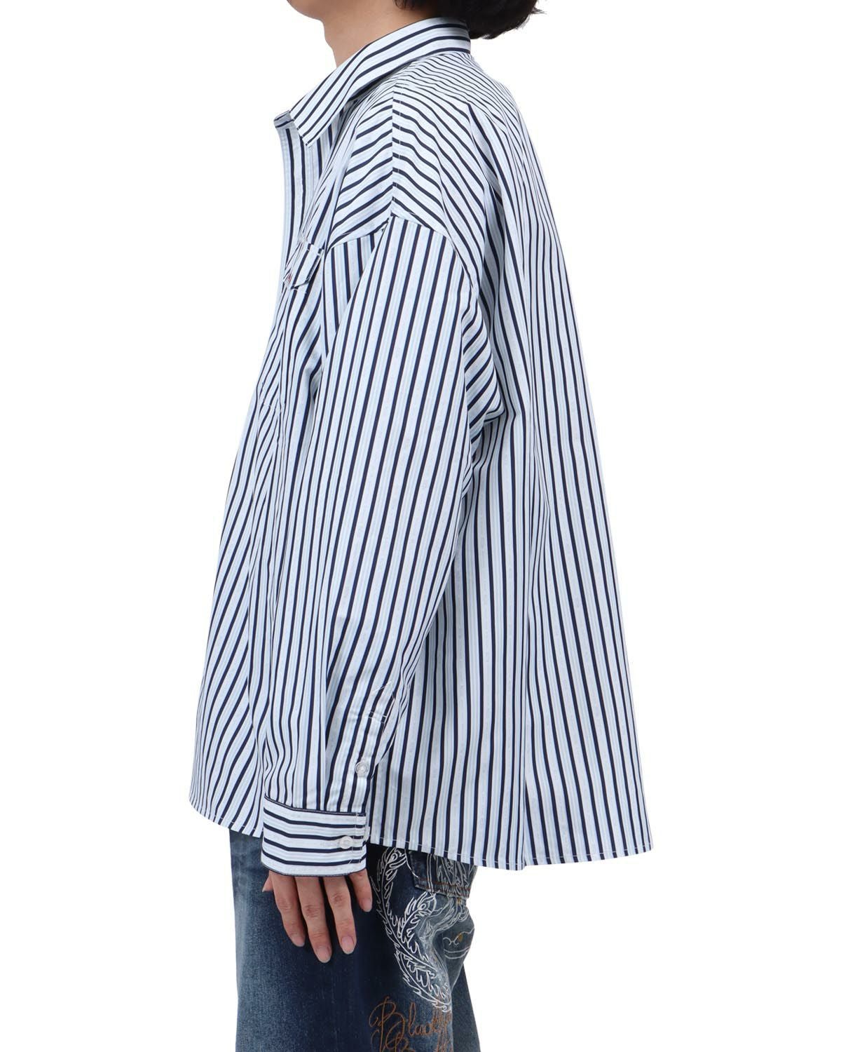 MCD] ビッグシルエット ストライプ シャツ | PEET ONLINE STORE