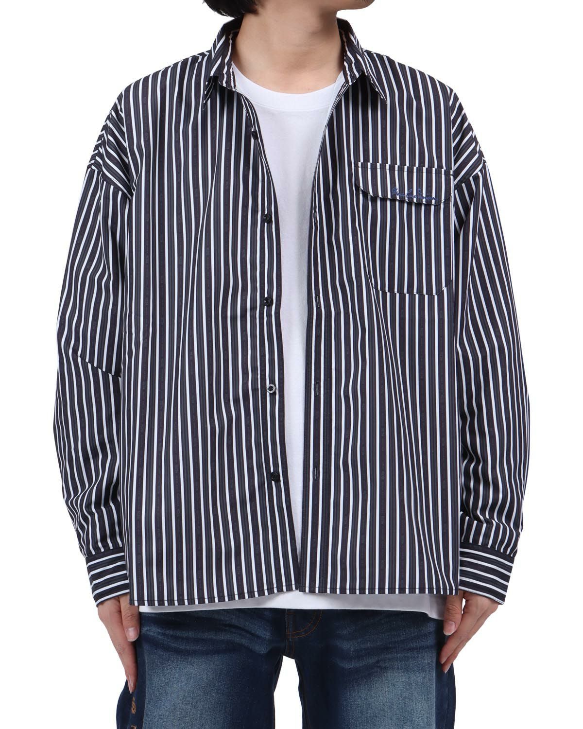 MCD] ビッグシルエット ストライプ シャツ | PEET ONLINE STORE