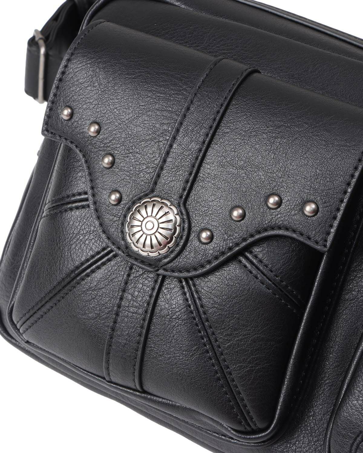 Norton] PUレザー スタッズ付き ボディバッグ | PEET ONLINE STORE