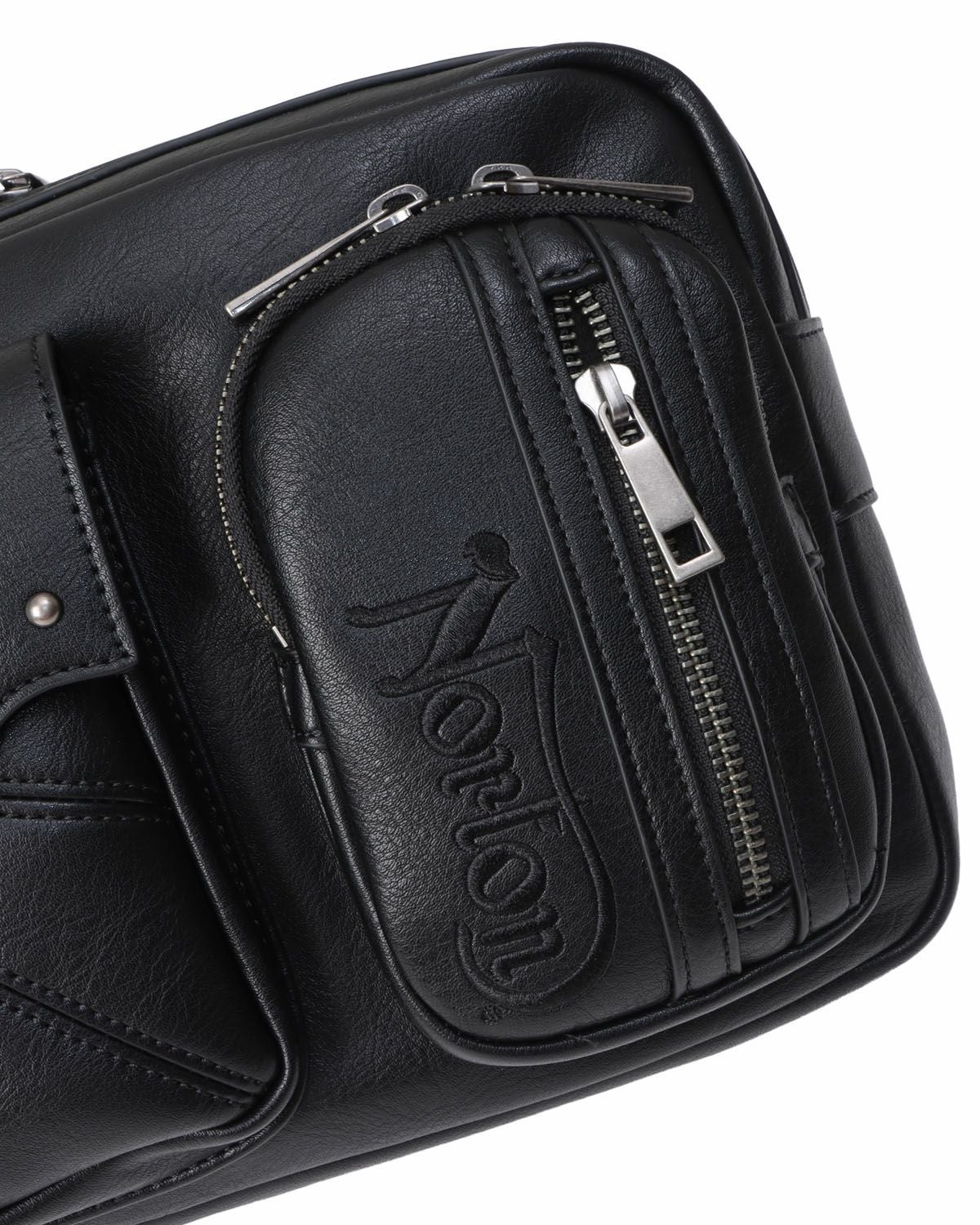 Norton] PUレザー スタッズ付き ボディバッグ | PEET ONLINE STORE