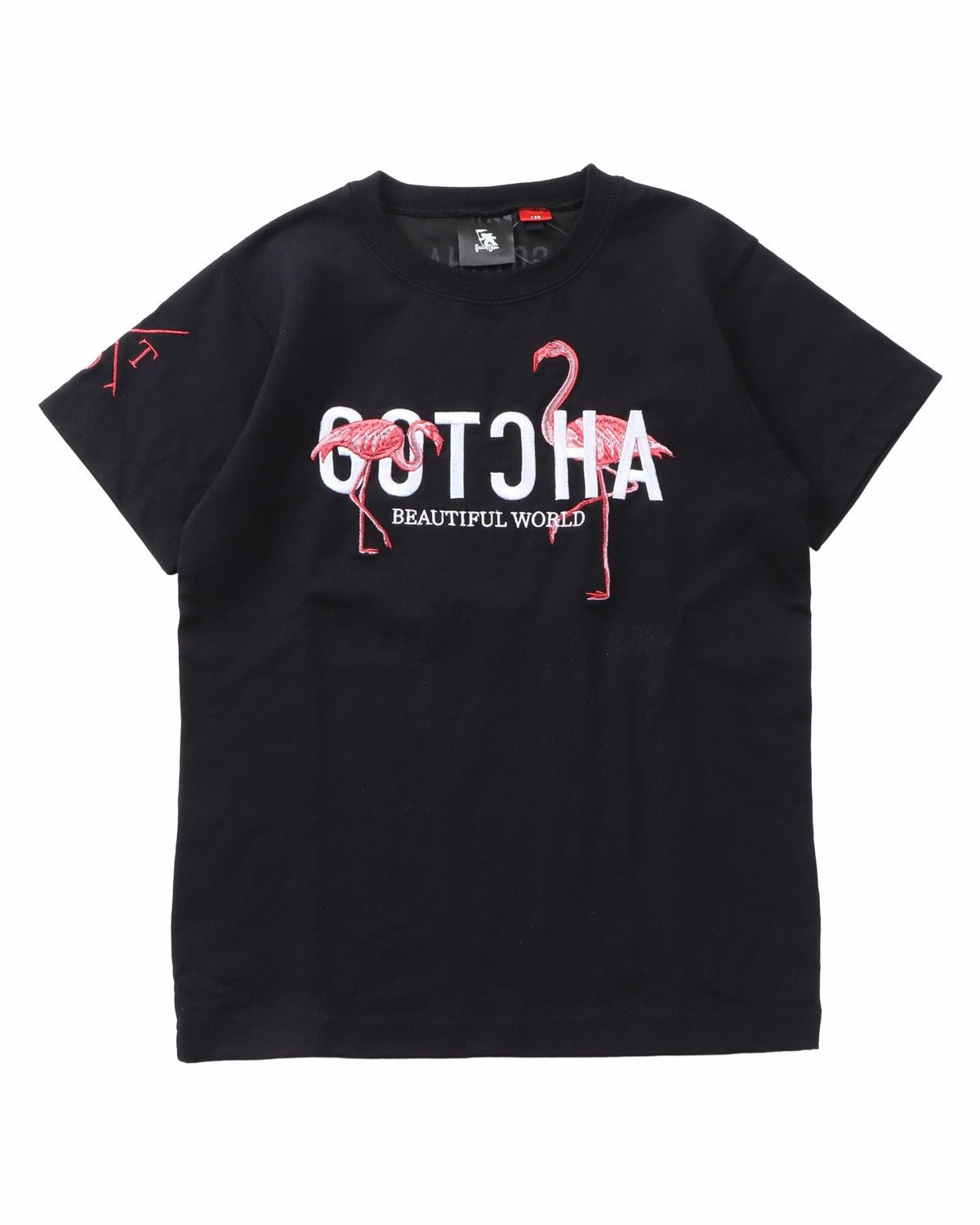 KIDS フラミンゴ ピンクラメ T