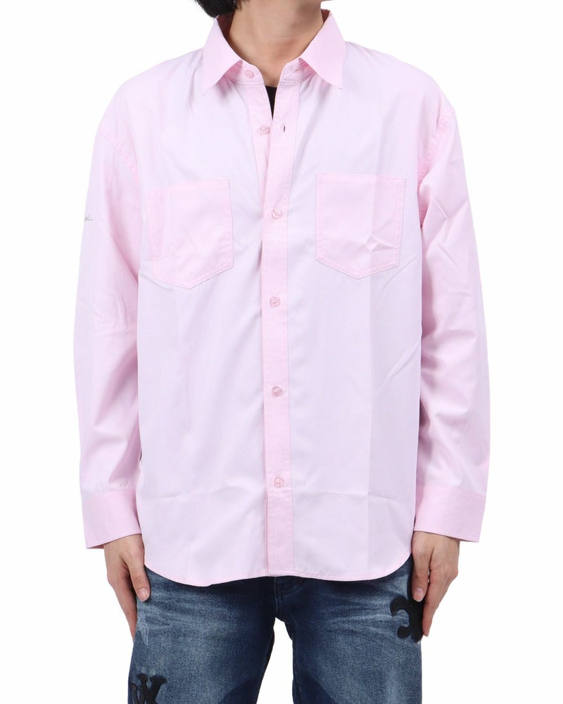 ピンク：173cm63kg(Lサイズ着用)